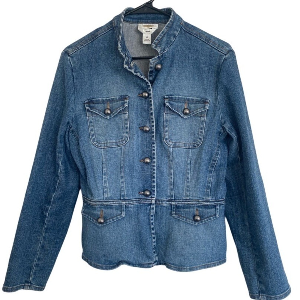 Christopher & Banks Blue Denim Jean Jacket